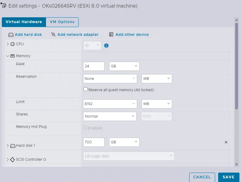 مدیریت RAM در VMware ESXi : تفاوت Reservation، Limit و Share در ماشین‌های مجازی